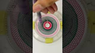 Tranquility Spirograph Patterns  ASMR Art for Relaxation and Calm 2024 art spirograph shorts [upl. by Blank301]