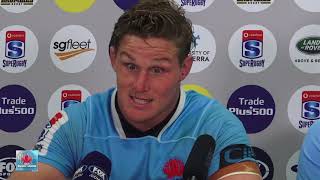 Waratahs post match presser after win over Brumbies 31 3 2018 [upl. by Naimerej]