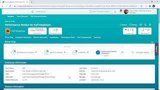 SuccessFactors Performance  Performance Review Discussion [upl. by Neumann]