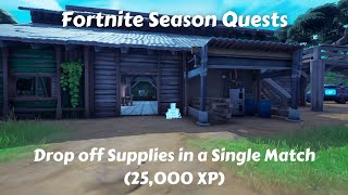 Receive your Next Objective in The Joneses Drop off Supplies  Fortnite [upl. by Lloyd]