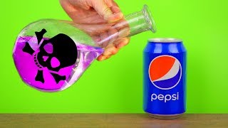 Sulfuric Acid VS Pepsi 7 Amazing Experiments [upl. by Nuavahs]