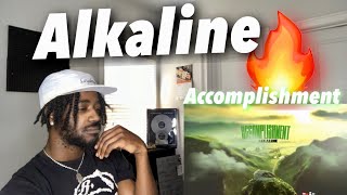 Alkaline  Accomplishment Official Visualizer  REACTION🔥 [upl. by Aronid]