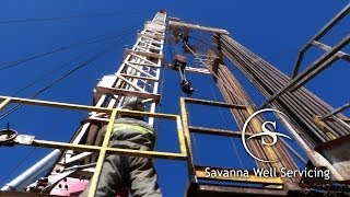 A Rig Career with Savanna Well Servicing North Dakota [upl. by Nymassej]