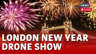 London New Year 2024 LIVE  London Sees In 2024 With Huge Drone Display  London LIVE News  N18L [upl. by Omer646]