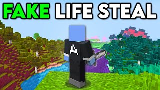 I Survived 100 Days SOLO on Fake Lifesteal SMP [upl. by Lrad25]