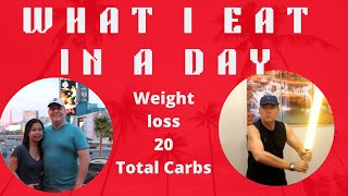 What I eat in a day to lose 65 lbs [upl. by Dragoon]