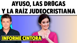 Ayuso mezcla drogas raíz judeocristiana Grecia o Roma en un extraño discurso [upl. by Afton]