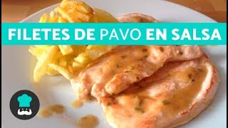 Filetes de PAVO EN SALSA de limón IRRESISTIBLEMENTE RICOS  Recetas FÁCIL y RÁPIDA paso a paso [upl. by Raama]