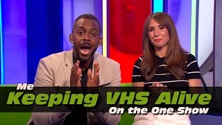 Me Keeping VHS Alive on The One Show  Richard Blackwood amp Alex Jones [upl. by Olracnaig]