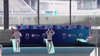 Olympic diver goes viral [upl. by Notsgnal]