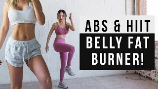 Belly Fat Burner Workout  20 MIN ABS amp HIIT CARDIO Workout At Home  No Jumping alt [upl. by Adnohsar]