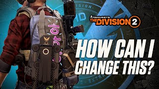 The Division 2 Memento amp NinjaBike Exotic Backpack How To Change The Appearance amp BEST WAY TO FARM [upl. by Nerred]