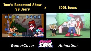 Tom’s Basement Show JERRY vs BF amp GF  Tom amp Jerry x Come Learn With Pibby x FNF Animation x GAME [upl. by Tarah842]