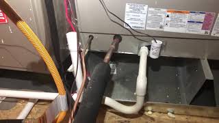 Properly Configuring a Trap and Air Vent on a Condensate Drain Line [upl. by Gonyea]