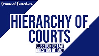 Hierarchy of Courts [upl. by Yllrebmik]