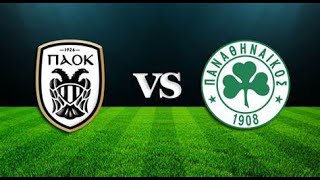 PAOK  Panathinaikos  Greek Super League  Magistos Live [upl. by Cordle]