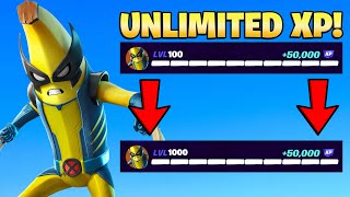 NEW BEST UNLIMITED NO TIMER XP GLITCH IN FORTNITE 750k XP MAP [upl. by Starks]