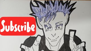 Easy Anime Drawing  How to draw Gojo Satoru Blue Barrage  Step by step  Jujutsu kaisen [upl. by Llemhar533]