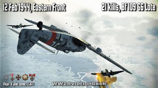 Bf 109 G6 Late 21 kills Bomber Intercept over NovoBuda  Quad Ace  Cinematic WW2 Air Combat Sim [upl. by Arhez233]