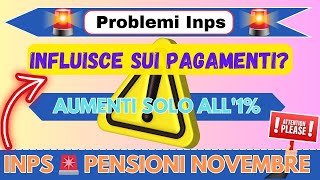 INPS 🚨 PENSIONI NOVEMBRE CEDOLINO E 5 NOVITÀ AUMENTI SOLO ALL1 💰 [upl. by Dail16]