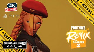 FORTNITE Chapter 2 REMIX CAMMY Skin Showcase Before You Buy Gameplay Review PS5 4K HDR [upl. by Annoik]