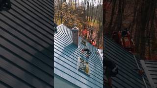 Most satisfying 😁😃 Unique style roofing installation 🥰🤩😍shortstrendingfunny roof construction [upl. by Teerell]