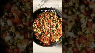 Sprouted moong dal salad 🥗🥗🥗  yummy and tasty 🤤🤤 trending ytstudio shots viralvideo food [upl. by Eberhard]