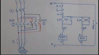 Démarrage Direct deux sens de Marche  Youssef technicien [upl. by Dickens]