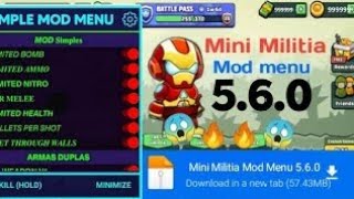 Mini Militia MEGA Mod Menu  2024 Update v560  How To Download Mini Militia Hack [upl. by True]