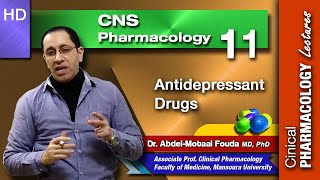 CNS Pharmacology Ar  Lec 11 Antidepressant Drugs [upl. by Wayland]