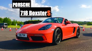 2017 Porsche 718 Boxster S Review  Inside Lane [upl. by Aicilak]