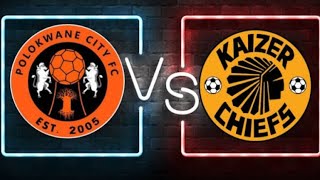 Polokwane City vs Kaizer Chiefs live Match football today [upl. by Leryt]