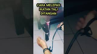 Cara Melepas Ikatan Tali Ditangan shorts tutorial carakreatif [upl. by Werner]