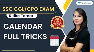 Calendar Full Tricks  Reasoning  SSC CGLCPO Exam  Ritika Tomar [upl. by Egan]