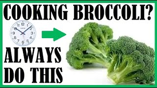 Cooking Broccoli Always Do This First [upl. by Anibas]