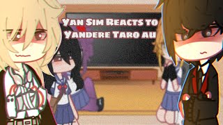 Yan Sim reacts to Yandere Taro  Yandere Simulator  Taro x Ayano [upl. by Attenoj]