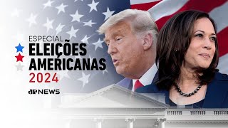 ELEIÇÕES AMERICANAS 2024 TRUMP X KAMALA  APURAÇÃO 051124 [upl. by Goldston]