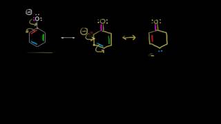 Resonance structures for benzene and the phenoxide anion  Organic chemistry  Khan Academy [upl. by Ainoet]