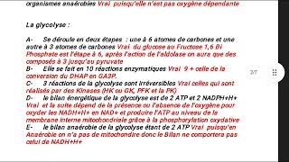 بطلب منكم RÉPONSE QCM BIOCHIMIE METABOLIQUE SV4 SV6 BIOLOGIE biologia [upl. by Lenoil]