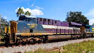 Fall Railfanning CSX B795 with Heritage ACL 1871 amp Rare CW44AC in Action 102624 [upl. by Nnazus]