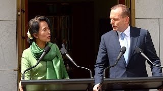 Aung San Suu Kyi We all want peace security and freedom [upl. by Millard165]