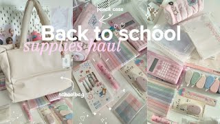 back to school supplies haul 2024🎀 [upl. by Im]