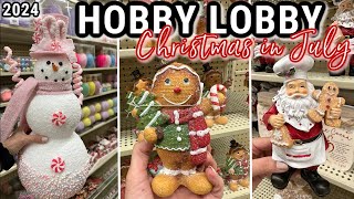 HOBBY LOBBY CHRISTMAS IN JULY SHOP WITH ME  Hobby Lobby Christmas Decor 2024 [upl. by Nera]