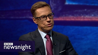 Alexander Stubb Europe should not punish UK for Brexit  BBC Newsnight [upl. by Berlin839]