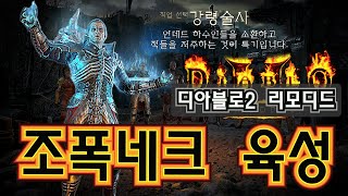 디아블로2 리모디드 맨땅 네크키우기 조드룬 먹고 부자된 조폭네크  BGM  NEFFEX  Diablo2 remodded [upl. by Yorker781]