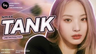 NMIXX 엔믹스  Tank  Line Distribution [upl. by Valdemar581]