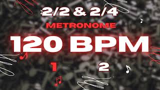 120 BPM  22 amp 24 Metronome [upl. by Forward]