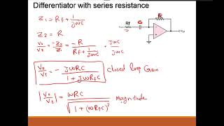 OP Amp Applications Differentiator [upl. by Laicram]