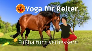 Yogatraining für Reiter I Fußhaltung verbessern I 35 Minuten [upl. by Sakhuja]