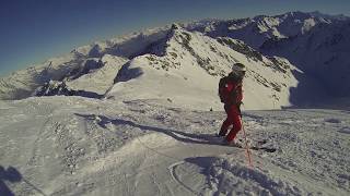 Verbier off piste Mont GeleTortin 15th December 2018 [upl. by Aivil240]